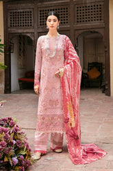 L-806 - 3PC Luxury Lawn Collection Mashaal By Ramsha